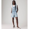 001UY-0000 UTILITY SHORTALL LIGHT INDIGO