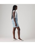 001UY-0000 UTILITY SHORTALL LIGHT INDIGO