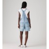 001UY-0000 UTILITY SHORTALL LIGHT INDIGO