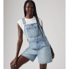 001UY-0000 UTILITY SHORTALL LIGHT INDIGO