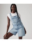 001UY-0000 UTILITY SHORTALL LIGHT INDIGO