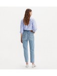 A8746-0002 501 CROP LIGHTWEIGHT MED INDIGO