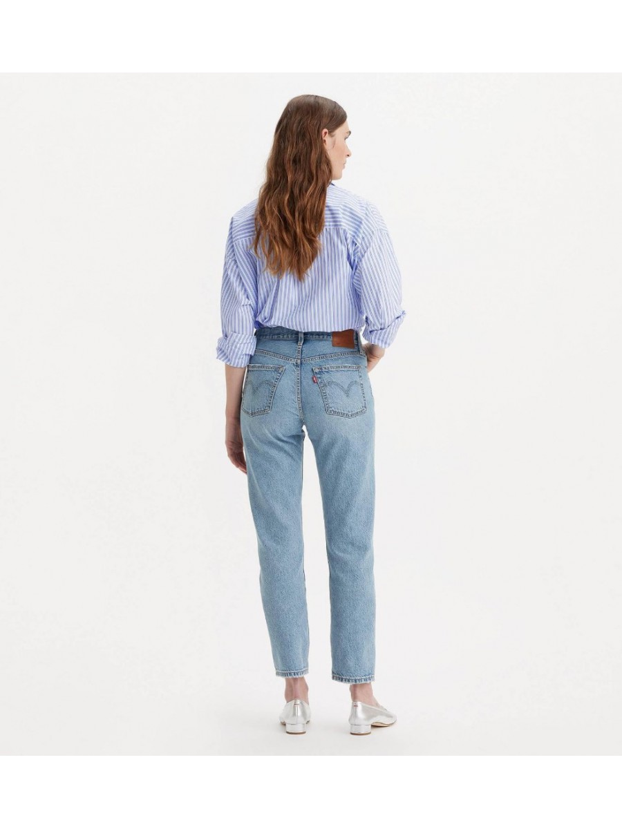 A8746-0002 501 CROP LIGHTWEIGHT MED INDIGO