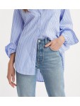 A8746-0002 501 CROP LIGHTWEIGHT MED INDIGO