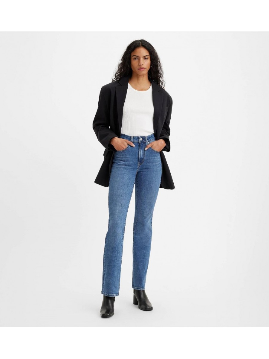 18759-0054 725 HIGH RISE BOOTCUT MED INDIGO