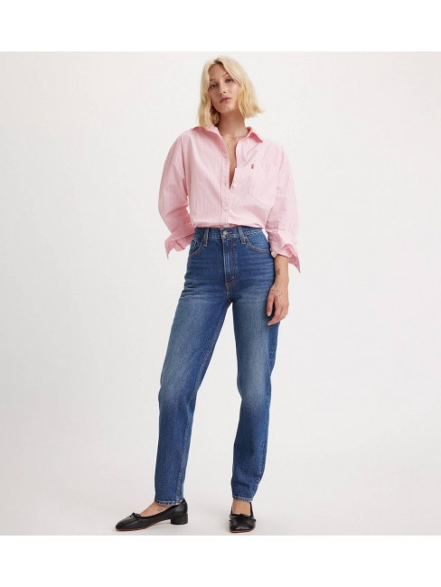 A3506-0015 80S MOM JEAN DARK INDIGO