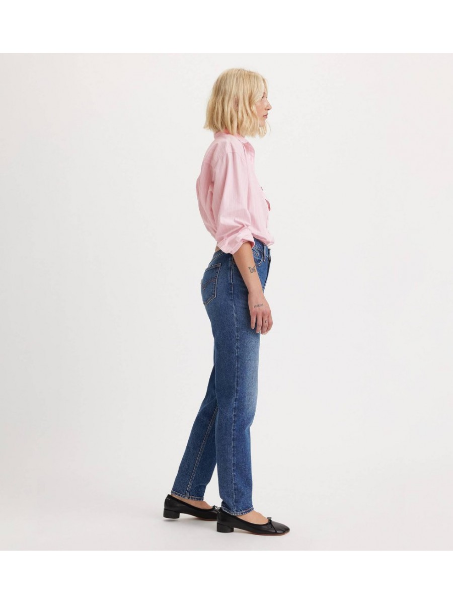 A3506-0015 80S MOM JEAN DARK INDIGO