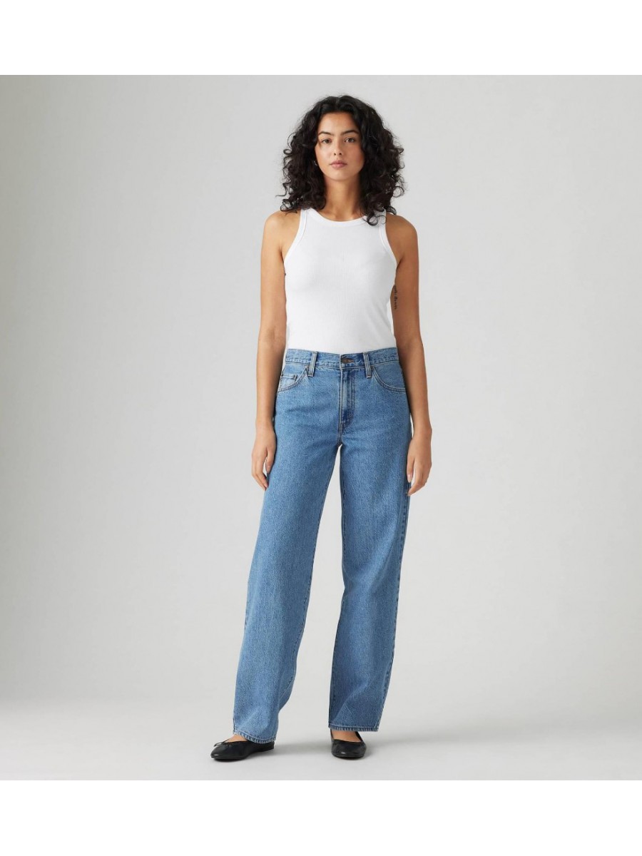 A3494-0072 BAGGY DAD MED INDICO