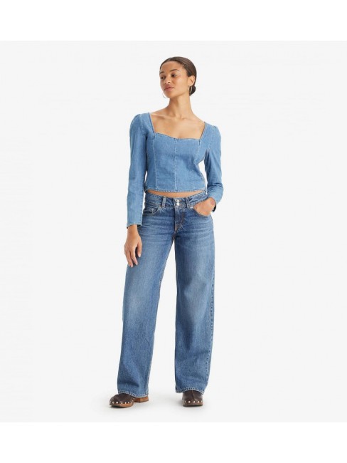 A7498-0002 SUPERLOW LOOSE DARK INDIGO