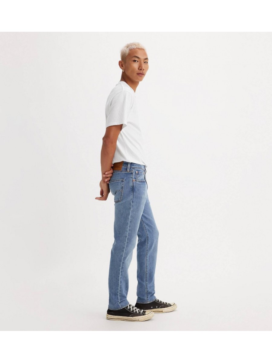 28833-1260 512 SLIM TAPER MED INDICO - WORN