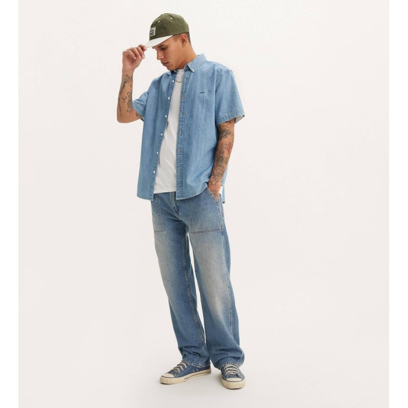 A9234-0001 555 RELAXED STRT UTILITY MED INDIGO