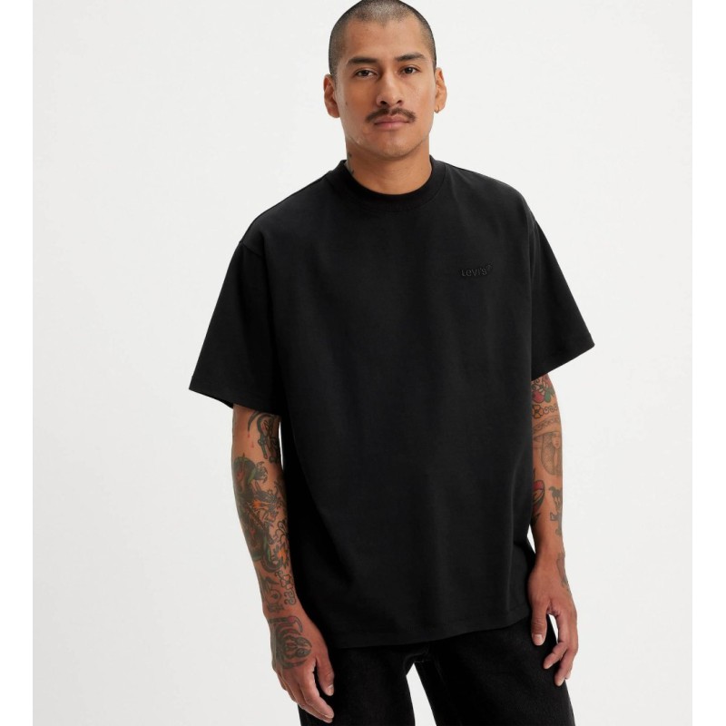A0637-0001 RED TAB VINTAGE TEE MINERAL BL