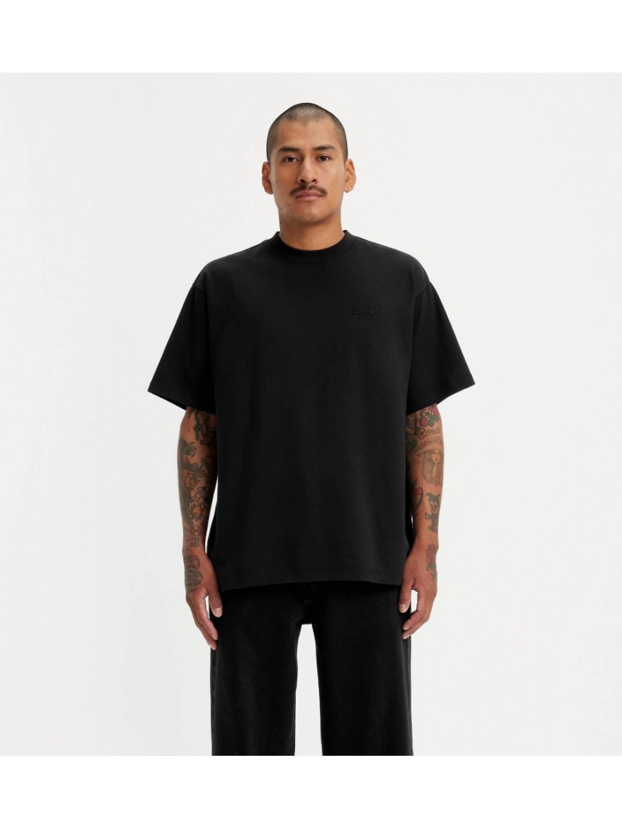 A0637-0001 RED TAB VINTAGE TEE MINERAL BL