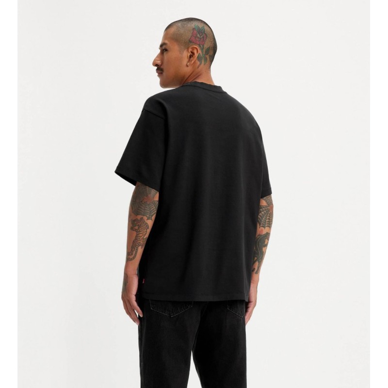 A0637-0001 RED TAB VINTAGE TEE MINERAL BL