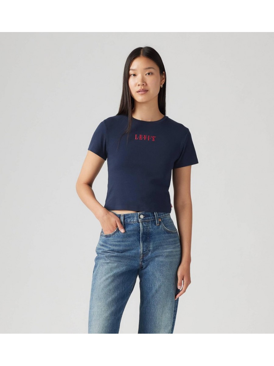 A8798-0045 GR ESSENTIALS SPORTY TEE BLUES