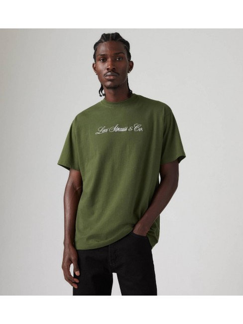 87373-0327 VINTAGE FIT GRAPHIC TEE GREENS
