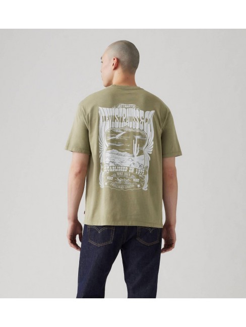 87373-0338 VINTAGE FIT GRAPHIC TEE GREENS