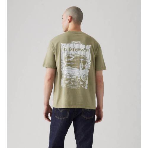 87373-0338 VINTAGE FIT GRAPHIC TEE GREENS