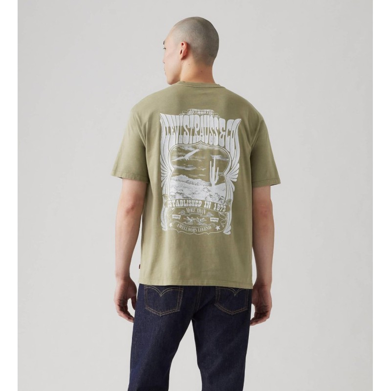 87373-0338 VINTAGE FIT GRAPHIC TEE GREENS