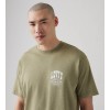 87373-0338 VINTAGE FIT GRAPHIC TEE GREENS