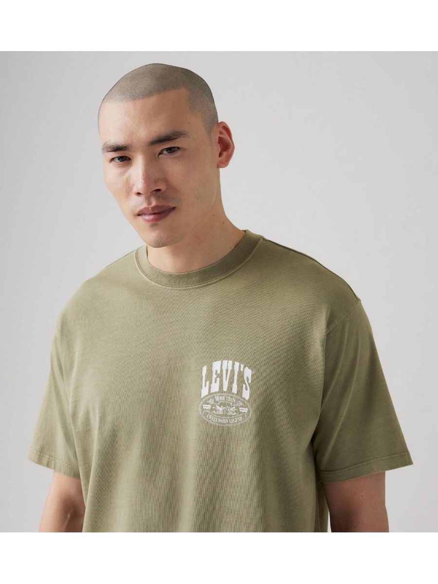 87373-0338 VINTAGE FIT GRAPHIC TEE GREENS
