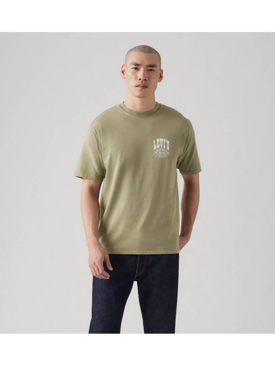 87373-0338 VINTAGE FIT GRAPHIC TEE GREENS