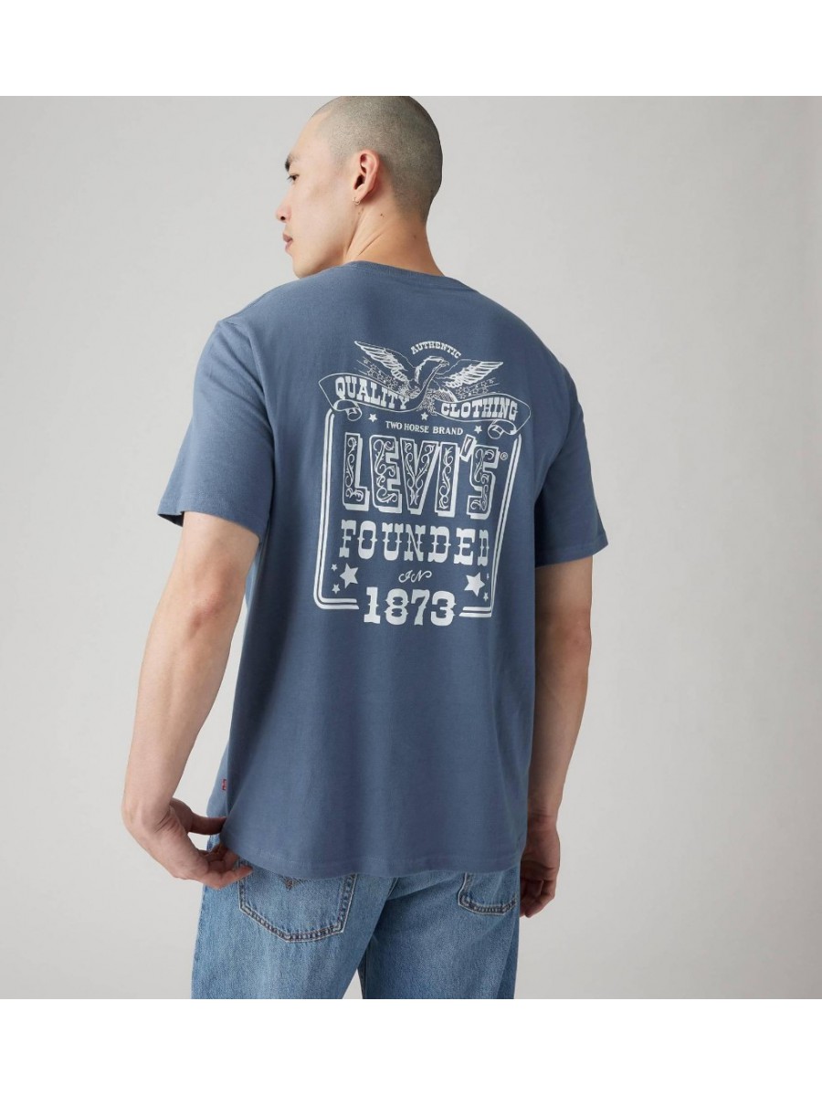 16143-1923 SS RELAXED FIT TEE BLUES