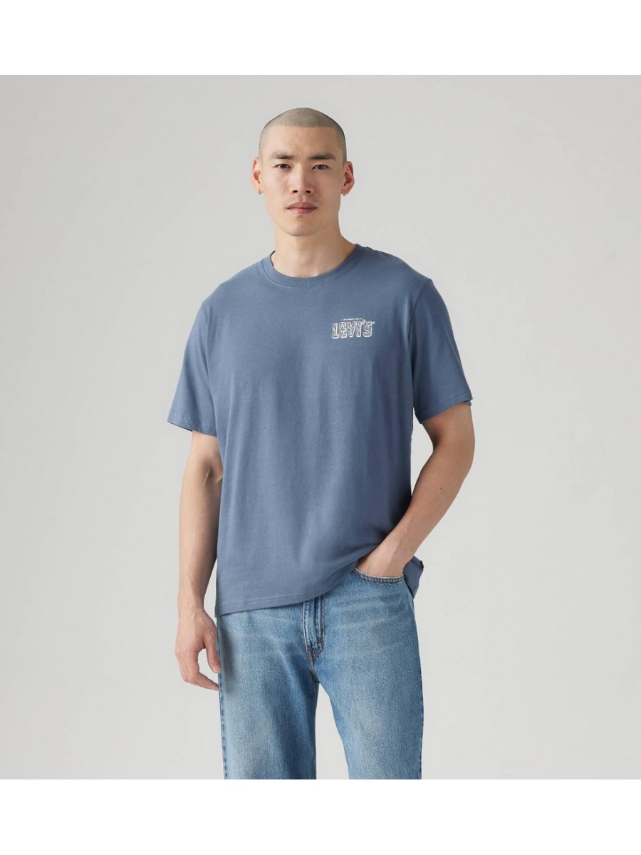 16143-1923 SS RELAXED FIT TEE BLUES