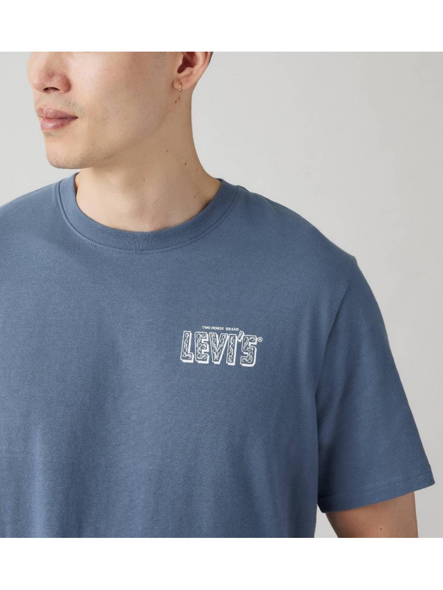 16143-1923 SS RELAXED FIT TEE BLUES
