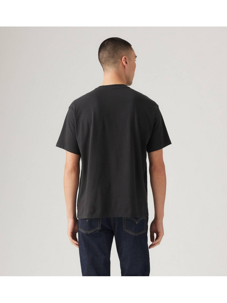 000RY-0004 VINTAGE BW GRAPHIC TEE BLACKS