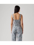 001W4-0001 SCULPTED BUSTIER MED INDIGO