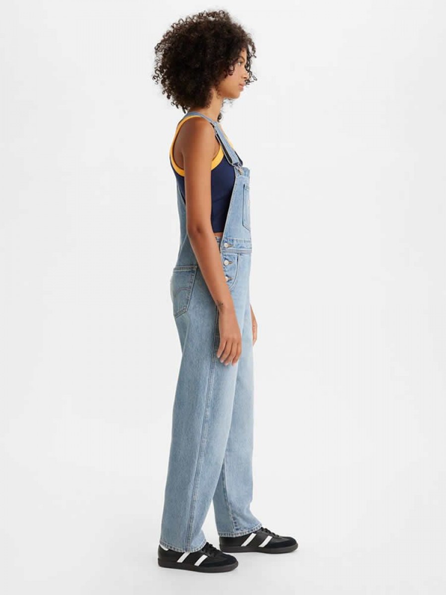 85315-0016 VINTAGE OVERALL LIGHT INDIGO