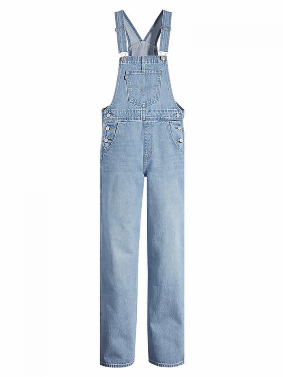 85315-0016 VINTAGE OVERALL LIGHT INDIGO
