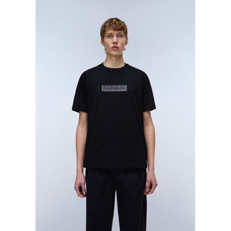 NP0A4IFL9411 S-BOX LOGO SS 1 BLACK BEAUTY