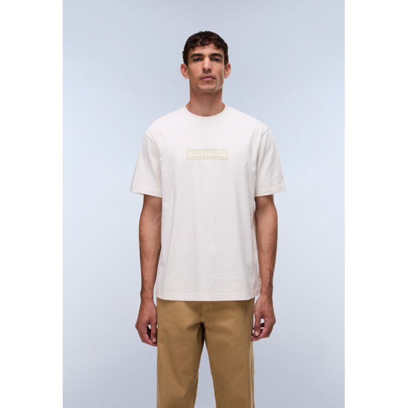 NP0A4IFLN1A1 S-BOX LOGO SS 1 WHITE WHISPER