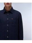 NP0A4HQ21761 G-LINEN LS BLU MARINE