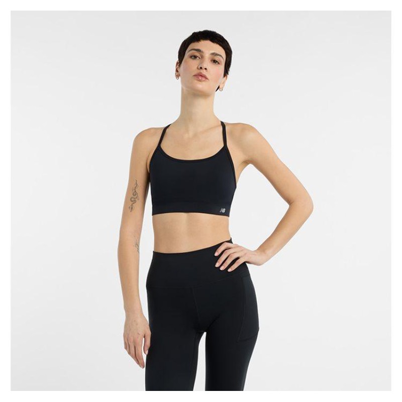 WB51039 BK NB ESSENTIALS YOGA BRA