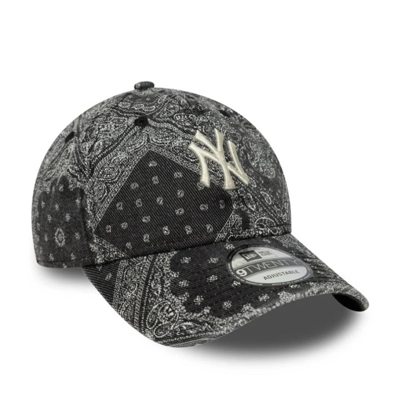 60771827 WASHED PAISLEY 9TWENTY NEYYAN BLK