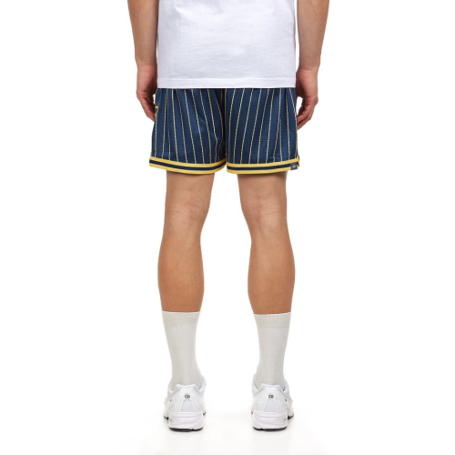 MS44588 NNY HOOPS PRINTED MESH SHORT