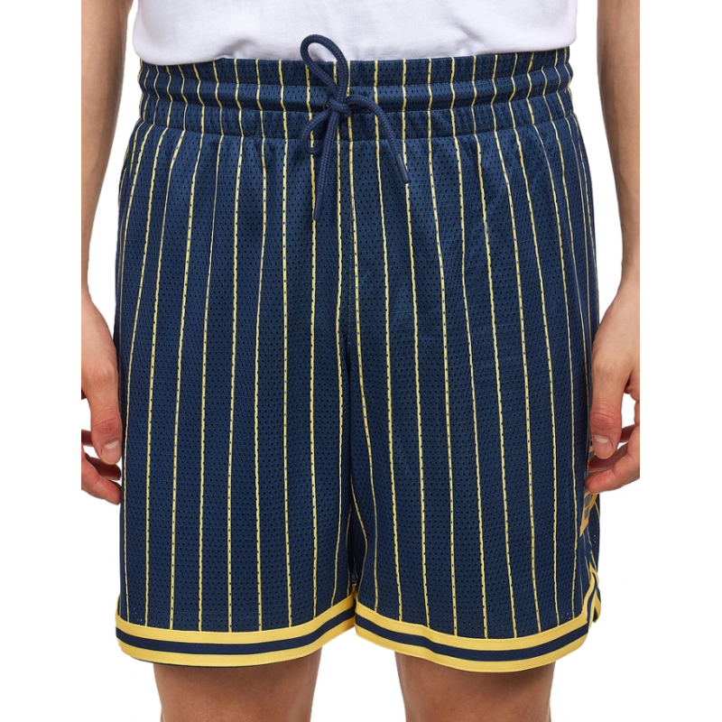 MS44588 NNY HOOPS PRINTED MESH SHORT