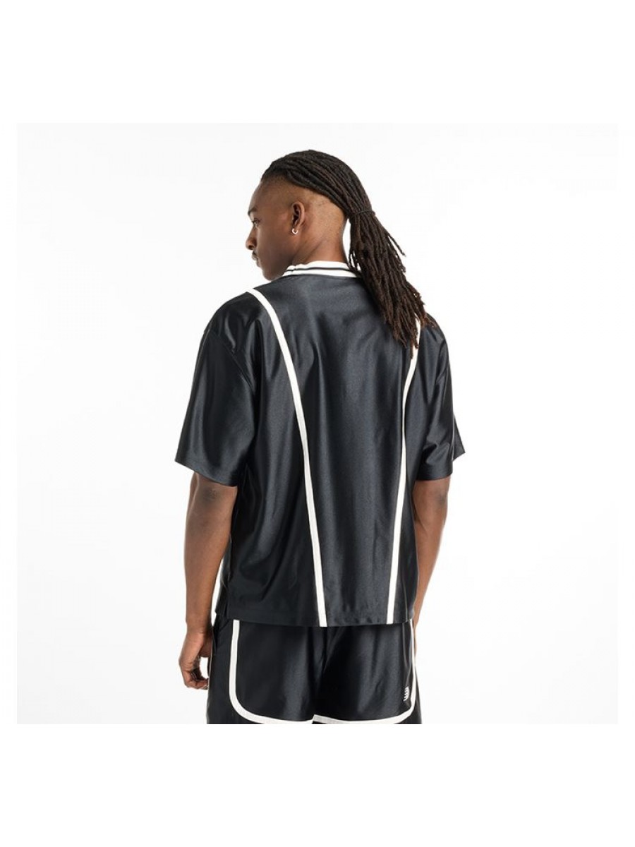 MT51606 BK POLY TRICOT SHOOTING TOP