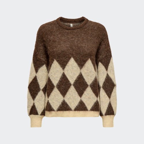 15353226 ONLNOEME LIFE LS JQ O-NECK KNT