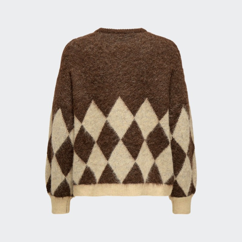 15353226 ONLNOEME LIFE LS JQ O-NECK KNT