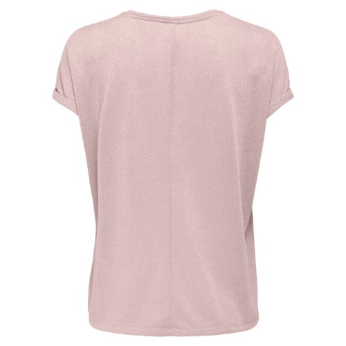 15343485 ONLAMBER LIFE S/L O-NECK SHINE TOP JRS