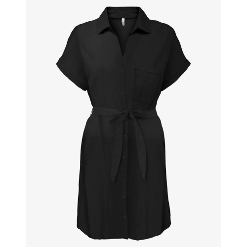15346491 ONLJAKIRI LINEN S/S SHIRT DRESS PTM