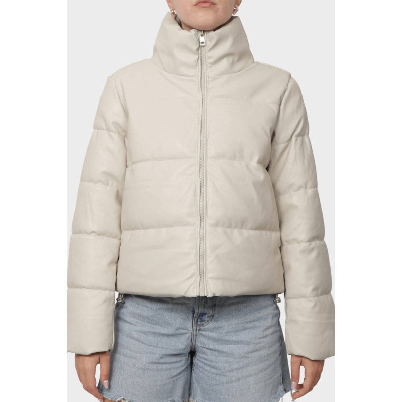 15322016 ONLELSIE FUAX LEATHER PUFFER JKT CC OTW