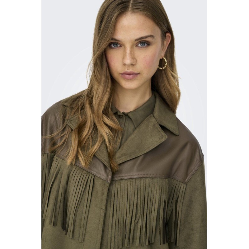 15351944 ONLFRANCE LIFE FAUXSUED FRING JACKET