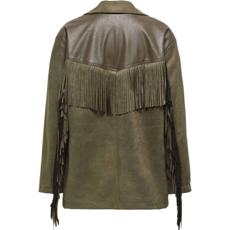 15351944 ONLFRANCE LIFE FAUXSUED FRING JACKET