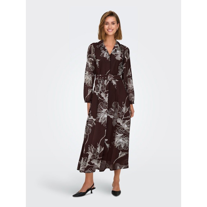 15335346 ONLSTAR LIFE L/S BUCKLE SHIRT DRESS WVN