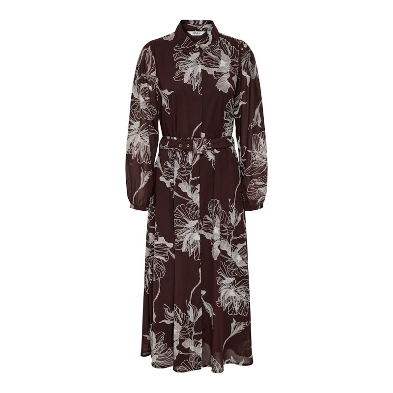 15335346 ONLSTAR LIFE L/S BUCKLE SHIRT DRESS WVN